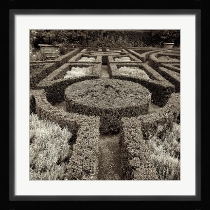 Framed Tuscan Giardini I Print