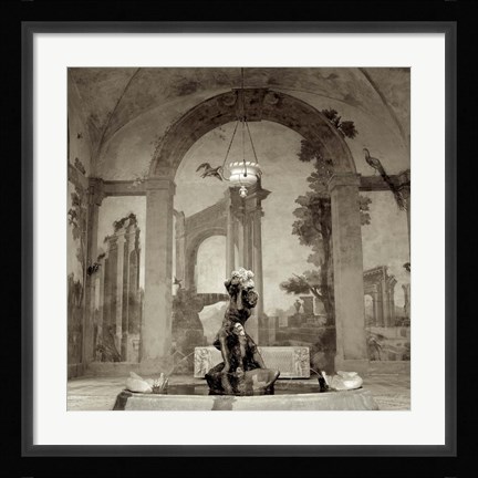 Framed Lombardy Giardini I Print