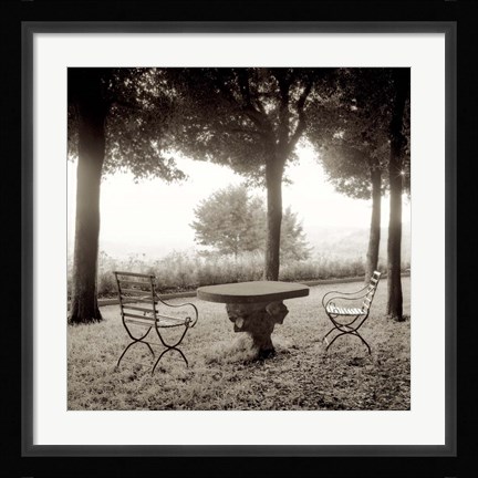 Framed Fiesloe Giardini I Print