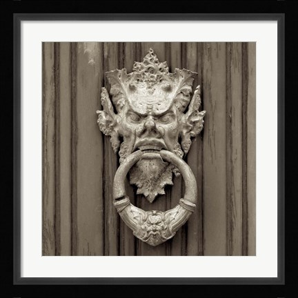 Framed La Porta Soprammobile I Print