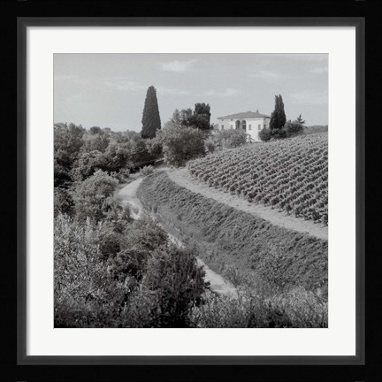 Framed Tuscany V Print