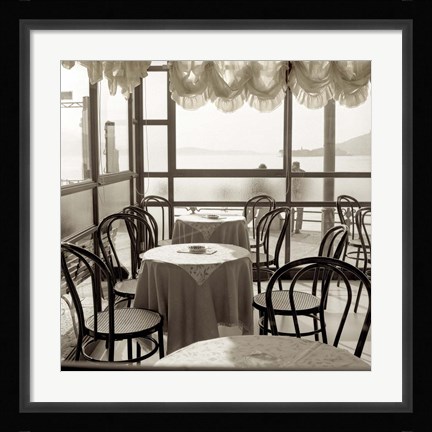 Framed Piedmont Caffe I Print