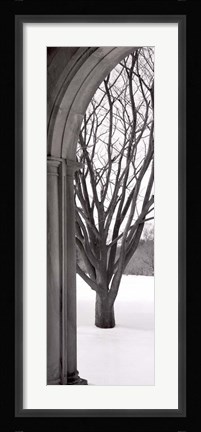 Framed Hampton Winter Arch Print