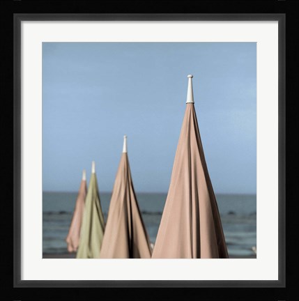 Framed Grosetto Parasol I Print