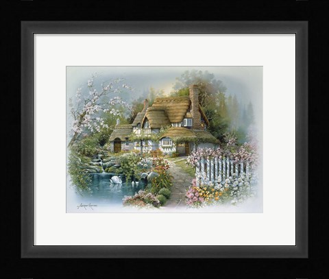 Framed Cottage 2 Print