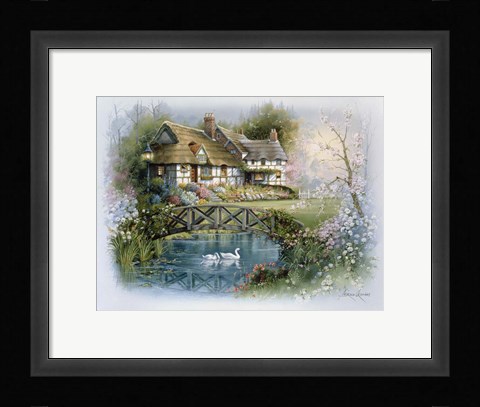 Framed Cottage 3 Print