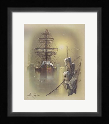 Framed Boat A Print