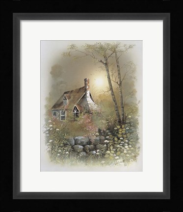 Framed House A Print