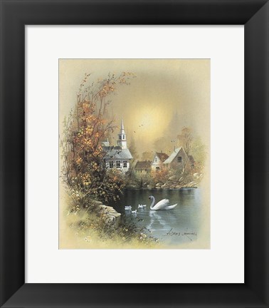 Framed House B Print
