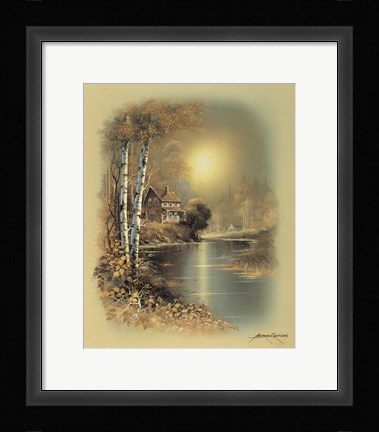 Framed House D Print