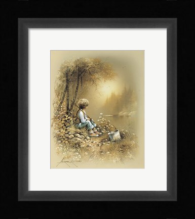 Framed Little Boy Print