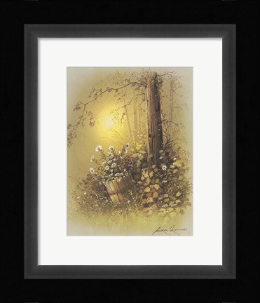 Framed Potted Plant Print