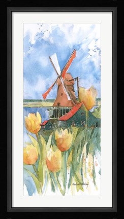 Framed Dutch Vignette Print