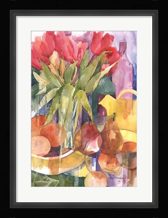 Framed Tabletop Tulips Print