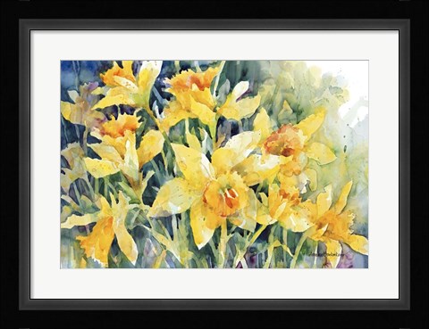 Framed Daffodil Party Print