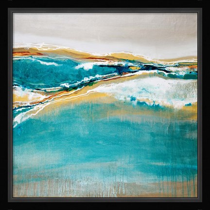 Framed Aqua Quartz Print