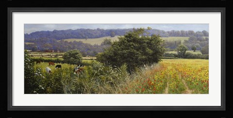 Framed Poppies Print