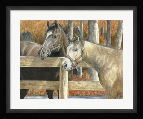 Framed Buck's Pal Print