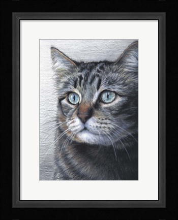 Framed Cat Portrait Print