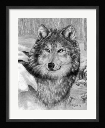 Framed Playful Eyes Print