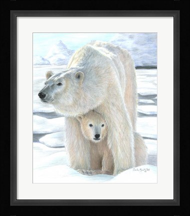 Framed Polar Love Print