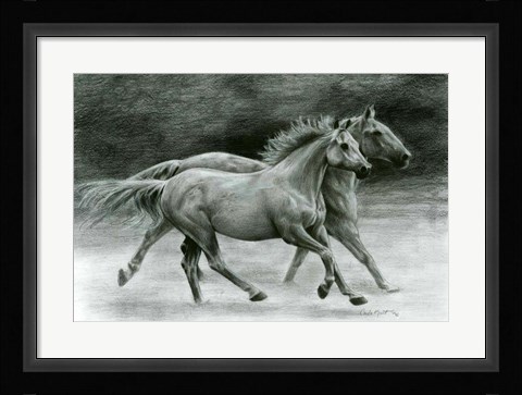 Framed Running Free Print