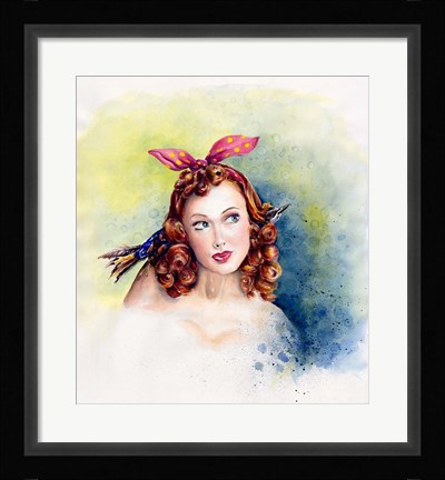 Framed Bird Brain Print