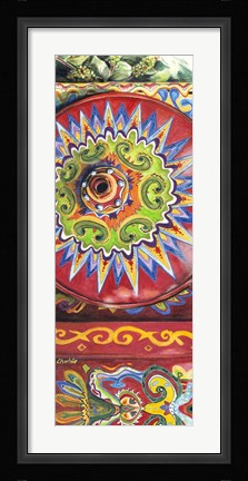 Framed Sarchi Ox Cart Print