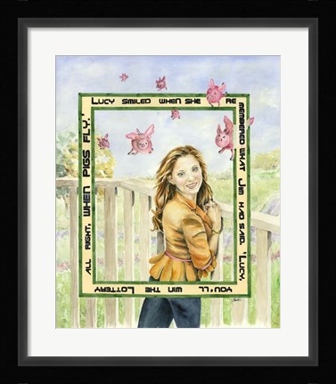 Framed When Pigs Fly Print