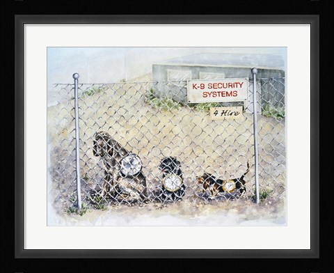 Framed Watch Dogs Print