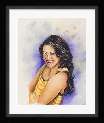 Framed Chip on Her Shoulder Print