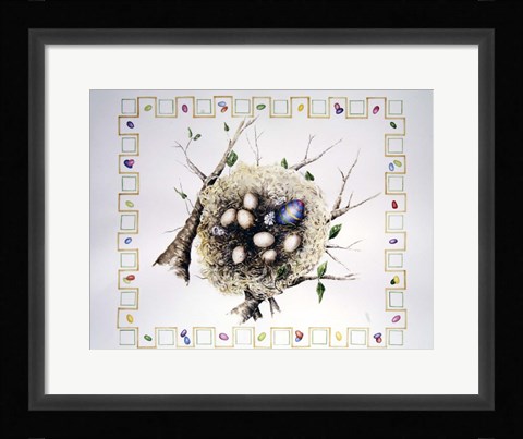 Framed Easter Nest Print