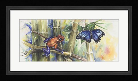 Framed Blue Morpho Print