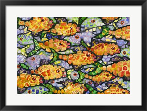 Framed School Yard Print