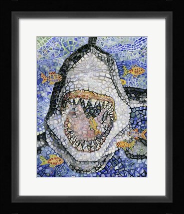 Framed Great White Print