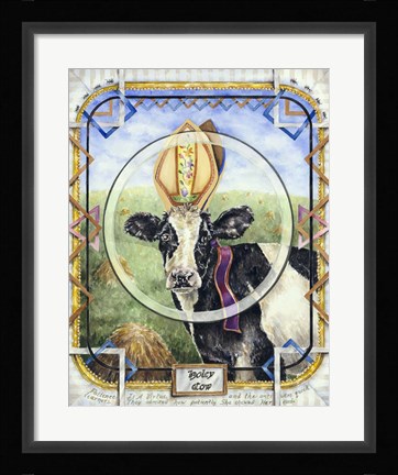 Framed Holey Cow Print