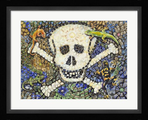 Framed Salamanders Print