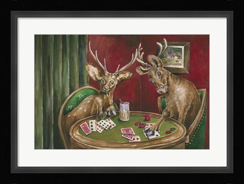 Framed Reindeer Games Print