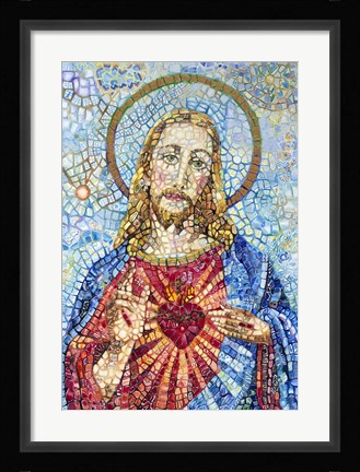 Framed El Corazon Print