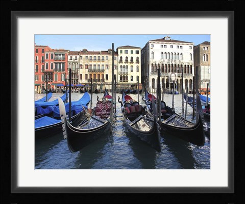 Framed Gondolas Print