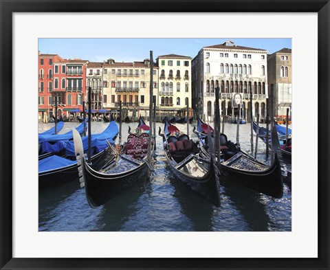 Framed Gondolas Print