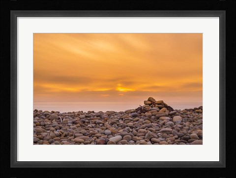 Framed Endless Rock Sunset Print