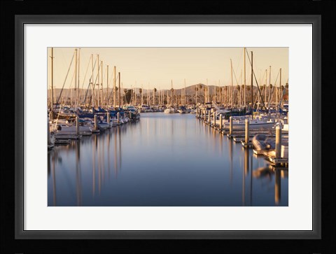 Framed Marina Dusk Print