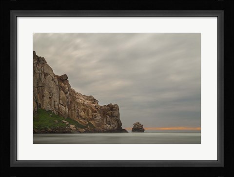 Framed Morro Rock's Edge Print