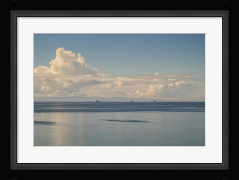 Framed Oil Rig Backdrop Print