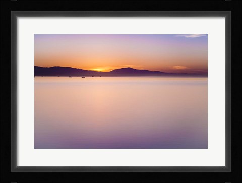 Framed Simple Sunrise Print
