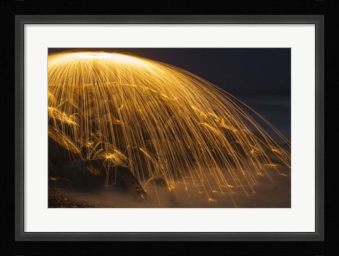 Framed Rain of Fire Print