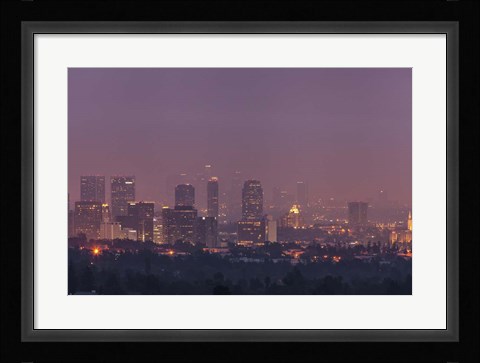 Framed LA's Early Morning Light Print