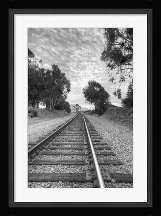 Framed On The Right Track Print