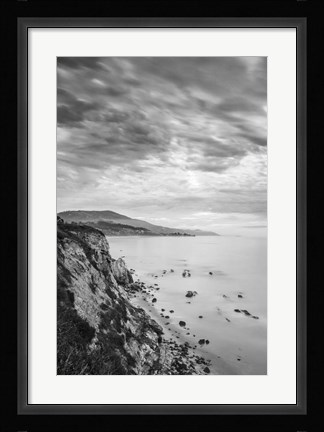 Framed Carpinteria Bluffs III Print